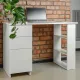 Стол письменный/компьютерный  "Scandi CD-016", 1100х500х750 мм, 4 ящика, белый, 641891, ЦБ013707-1 главное фото в маленьком размере