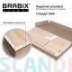 Стол письменный/компьютерный  "Scandi CD-016", 1100х500х750 мм, 4 ящика, дуб сонома, 641892, ЦБ013707-2. Фото товара с разных ракурсов.