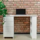 Стол письменный/компьютерный  "Scandi CD-016", 1100х500х750 мм, 4 ящика, белый, 641891, ЦБ013707-1. Фото товара с разных ракурсов.