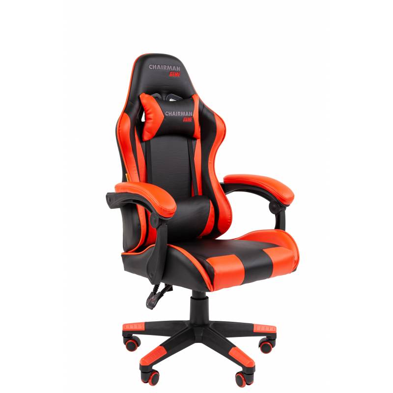 Игровое кресло Chairman CH28 экокожа, черно-красный главное фото
